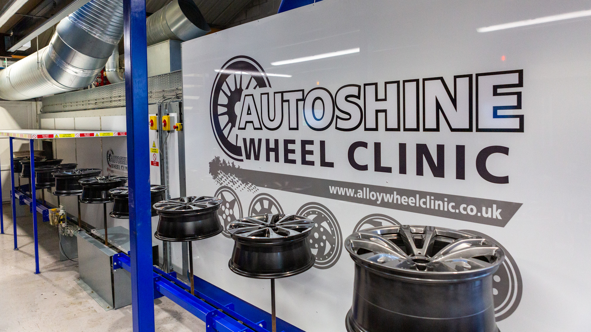 Autoshine Wheel Clinic's state of the art refurbishment plant